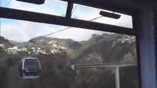 Madeira  From Funchal to Monte on Cablecar [upl. by Lytsirhc]