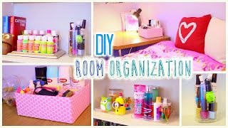 DIY Room Organization and Storage Ideas  How to Clean Your Room [upl. by Nauqas]