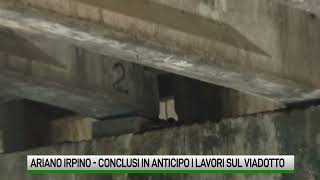 Ariano Irpino Conclusi in anticipo i lavori sul viadotto [upl. by Erapsag]