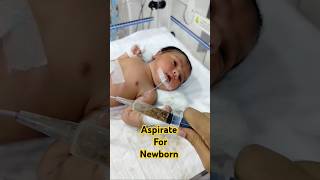 How To Aspirate Newborn Baby viralvideo trending newbornbaby youtube ytshorts shorts india [upl. by Airbmac]