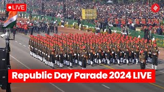 Republic Day Parade 2024 75th Republic Day Parade at Kartavya Path  26 January Parade 2024 [upl. by Griggs128]