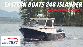 Eastern Boats 248 Islander 2021  Test Video by BoatTESTcom [upl. by Aicen]