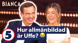 Vet Ulf Kristersson vem Christian Bauer är  BIANCA  Kanal 5 Sverige [upl. by Auqinimod]