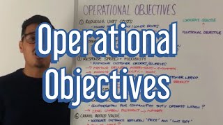 Operational Objectives [upl. by Kotto535]