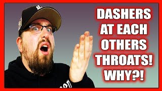 DASHER vs DASHER  YES ITS REAL YES it REALLY HAPPENED DoorDash Driver [upl. by Nosredna]