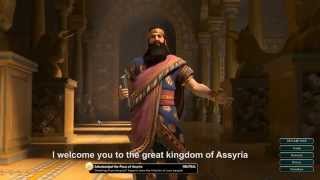 Civilization 5 All Leaders English Sub part 1 [upl. by Aicirtap]