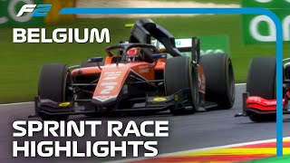 F2 Sprint Race Highlights  2023 Belgian Grand Prix [upl. by Quince]