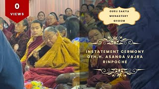 Instatement Ceremony cum Mandala Offerings at Sakya Guru Monastery  HH Asanga Vajra Rinpoche [upl. by Inaniel]