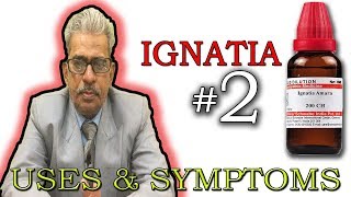 Ignatia in Hindi Part 2  Uses amp Symptoms by Dr P S Tiwari [upl. by Vannie]