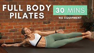 30 Minute Energising PILATES  FULL BODY Workout amp Stretch  No Equipment  4K [upl. by Kissie876]