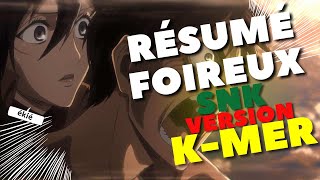 RÉSUMÉ FOIREUX SNK  VERSION KMER anime shingekinokyojin kmer [upl. by Arait]