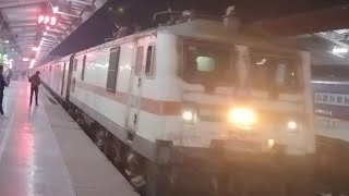 20506 New DelhiDibrugarh Rajdhani express arriving at Rangiya junction [upl. by Yecnay]