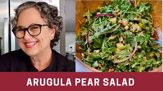 How to Make Restaurant Style Arugula Salad with Balsamic Vinaigrette  The Frugal Chef [upl. by Rubina540]