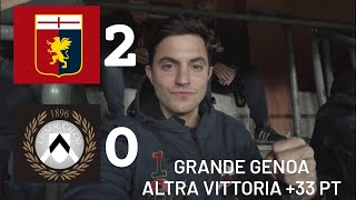 Genoa  Udinese 20  ALTRA GRANDE PRESTAZIONE FORZA GENOA [upl. by Alitta]