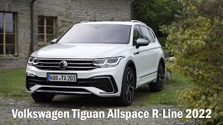 2022 VW Tiguan SE RLine ALLSPACE  Full Features Review amp POV Test Drive [upl. by Arlen]