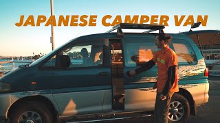 Artist builds out Mitsubishi L400 Delica Camper Van [upl. by Innig]