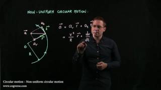 04  Circular motion  Nonuniform circular motion [upl. by Julee]