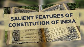 video 2 Salient Features of the Constitution [upl. by Sarette]