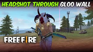 SOLO VS SQUAD  19 KILLS  HEADSHOT TRHOUGH GLOO WALL  GARENA FREE FIRE [upl. by Alimat]