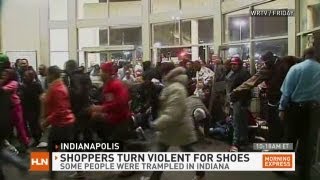 Retro Air Jordans lead to mall stampedes [upl. by Marron]