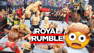 WWE ROYAL RUMBLE 2023 ACTION FIGURE MATCH FINAL MOMENTS [upl. by Loma96]