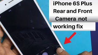 Fix iPhone 6s Plus black camera Both camera not working [upl. by Ahsinod421]