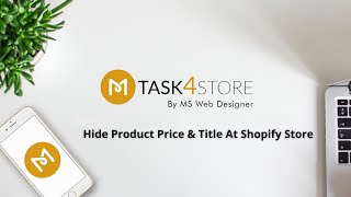 Shopify Store Customization  Hide Product Price amp Title Home Page [upl. by Rafaellle593]