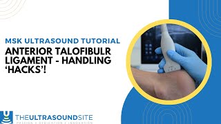 Anterior talofibular ligament  how to scan and top hacks to make it easier [upl. by Lertnek]