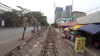 Train Driver record SE5 Hanoi  Ninh Binh 2017 [upl. by Naerb845]