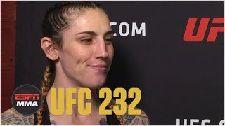 Megan Anderson happy to fight Cat Zingano again calls for more featherweights  UFC 232  ESPN MMA [upl. by Carbo]