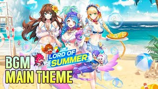 Sea Vendor Sia Theme Song  Lord of Summer Main BGM Extended  Guardian Tales OSTBGM [upl. by Nyad]