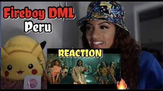 Fireboy DML amp Ed Sheeran  Peru Official Video REACTION [upl. by Nic]