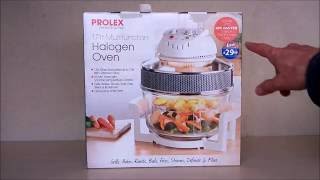 Halogen Oven Unboxing  Running Costs and Facts [upl. by Erodaeht]