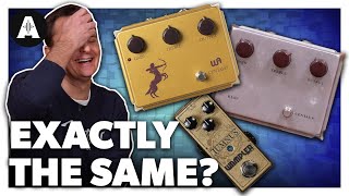 Original Klon vs Klones  New Warm Audio Centavo amp Wampler Tumnus [upl. by Maleeny]