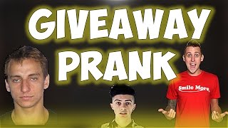 100 GIVEAWAY PRANK NO WEAPONS INVOLVED [upl. by Euqimod801]