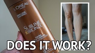 LOREAL SUBLIME BRONZE TINTED SELFTANNING [upl. by Etnasa]