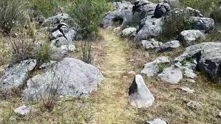 VEREDA ENTRE LAS ROCAS EN MIXTECA DE OAXACA [upl. by Vowel]