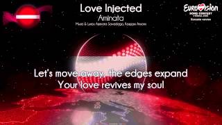 Aminata  quotLove Injectedquot Latvia  Karaoke version [upl. by Evilc]