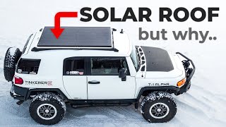 I Installed a GIANT Solar Panel on My 4X4  BougeRV 400W 10BB Mono Panel [upl. by Lynch834]