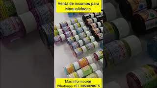 Materiales para resina y manualidades Medellín Colombia [upl. by Aurore]