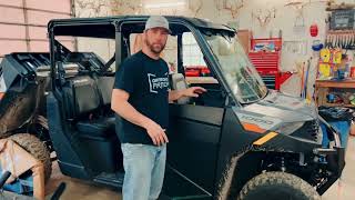 Fortress Lower Door Installation for 2019 Polaris Ranger 1000Crew by Offroad Armor [upl. by Aekahs]