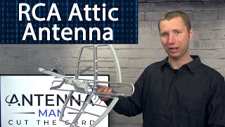 RCA Compact AtticOutdoor ANT705E HD TV Antenna Review [upl. by Lelith]