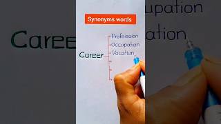 synonyms words  Career  Same Meaning Words [upl. by Alliuqat]