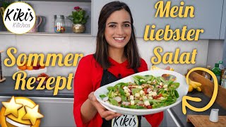 Ich zeige euch meinen liebsten Salat  Honig Senf Dressing  Rezept  Leichte Sommer Rezepte [upl. by Aldred997]