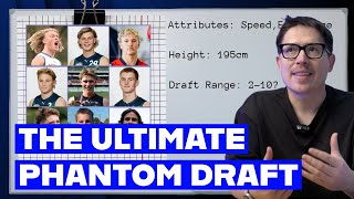 Complete Phantom Draft Top 30  2024 AFL DRAFT [upl. by Scholz]