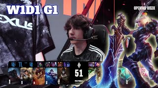 TL vs 100  Week 1 Day 1 S14 LCS Spring 2024  Team Liquid vs 100 Thieves W1D1 Full Game [upl. by Sadiras]