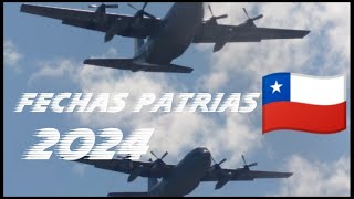 Parada Militar ejército de Chile 2024 Aviación [upl. by Eniamirt]