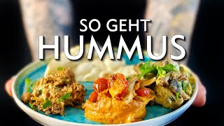 3 Hummus Rezepte die JEDER kennen sollte [upl. by Ahseat60]