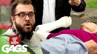 Paramedic BREAKS Womans Arm Prank [upl. by Seerdi]