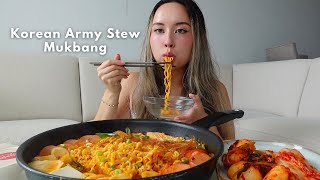 playkoreanfoodseason4Korean Army Stew Budae Jjigae Mukbang [upl. by Ambrosio]